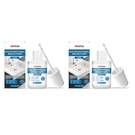 1/2/3 STK Hvit Emaljemaling 30ml Badekar Emalje Reparasjon Sterk Hvit Emalje Opp Maling