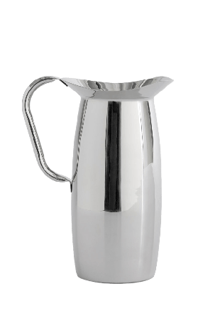 HAY Indian Steel Pitcher Tall Tillbringare Silver