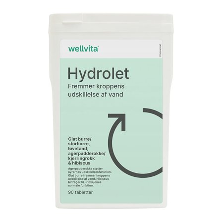 Wellvita Hydrolet 90 tabl, Helse & Madvarer, Kosttilskud, Udrensning