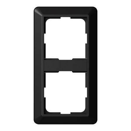 Elko EKO40014 RS Kombinasjonsramme svart 2-rom, Strømbrytere & vegguttak