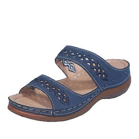 Naisten sandaalit Ortopediset tohvelit Avokärkiset kesätossut Vintage matalat korot Naisten platform-kengät Korjaaja Sieni Kävely