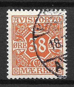 Danmark 1915 - AFA 18 - Stemplet