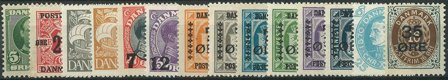 Danmark - 14 postfriske bogtryk
