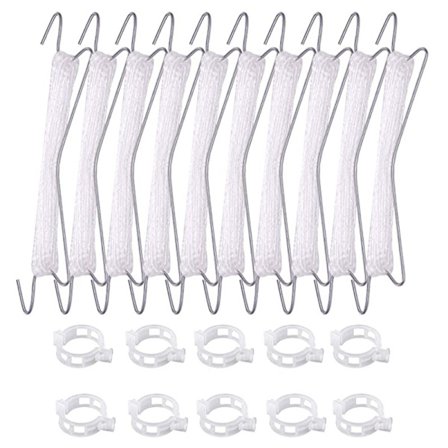 Plante klatre kroge, tomat støtte J krog have kroge til at forhindre tomater i at klemme eller falde af (10 stk)