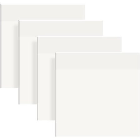 Notat - Transparent notat - 75 * 75 mm - 200 stk - Påminnelseslapp - Egnet for studier, skole, hjem og kontor