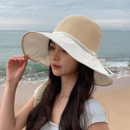 Dam Solhatt Vikbar Bucket Hat BEIGE