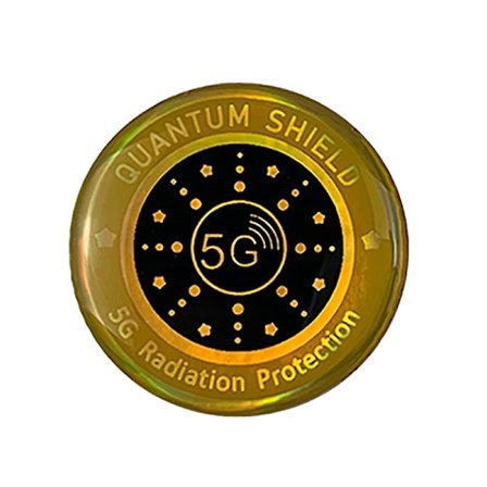 Runde Anti-Strålings Telefonbeskyttere med Negative Ioner Skalar-mængde Mærkat
