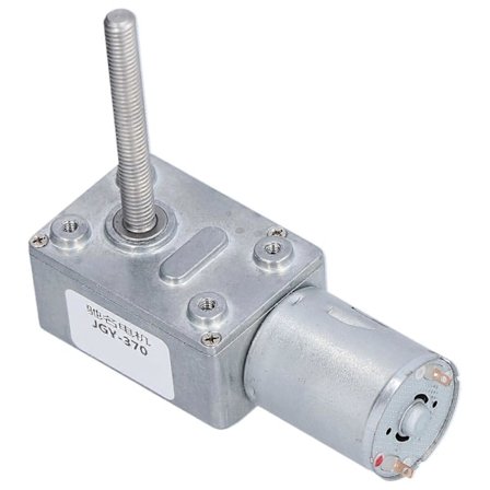 JGY?370 DC 24V Sneg Gearmotor Høj Moment Selvspærrende Turbine Reducer til DIY Modeller 30RPM