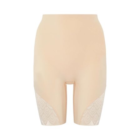 Chantelle Sexy Shape High waist mid-thigh short Underkläder Dam Beige 36