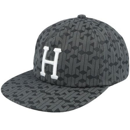 HUF - Svart snapback Keps - Paradox Classic H 5 Panel Hat Black Snapback @ Hatstore