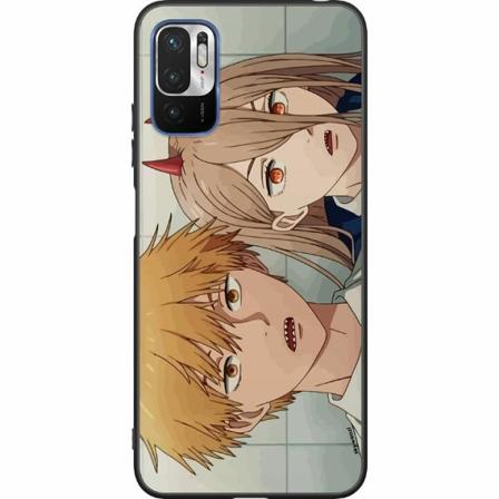 Xiaomi Redmi Note 10 5g Svart Skal Chainsaw Man