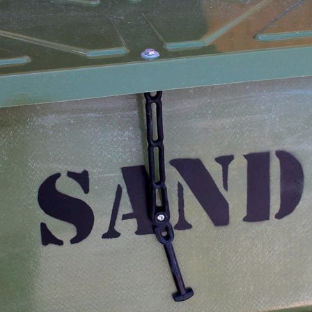 Stroppelås til strøkasse