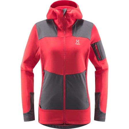 Haglöfs Astral Hood Women's Women Mid layer tops Red S