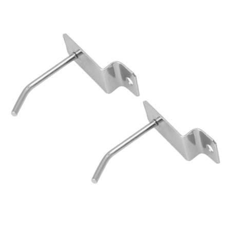 25x Slatwall Enkelt Krog Pin Display Beslag Prong Hanger Shop 5cm Krog