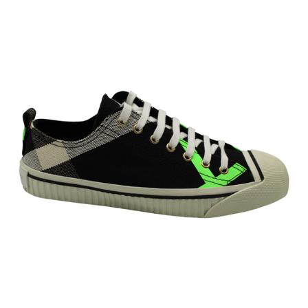 Burberry Check Low Top Sneakers , Zwart , Heren , Maat: 41 EU