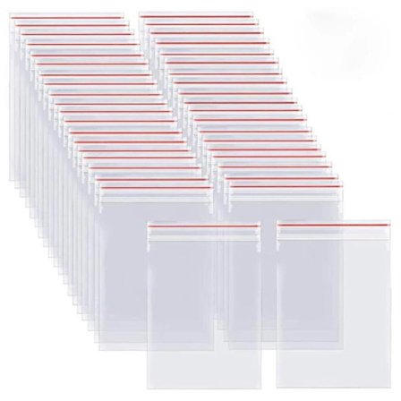 100 kpl uudelleensuljettavia suljettuja säilytyspusseja