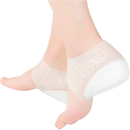 1 par osynliga silikonhöjande innersulor Plantar fasciit gel innersula (4CM)