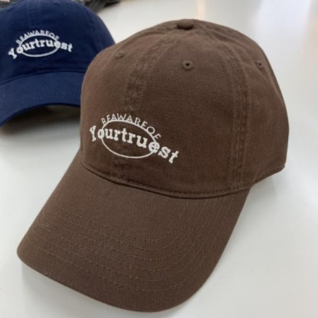 Mode Baseball Cap Brev Broderet Baseball Cap KAFFE