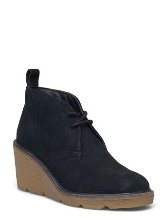 Clarkford Dbt Shoes Boots Ankle Boots Ankle Boot - Flat Svart Clarks