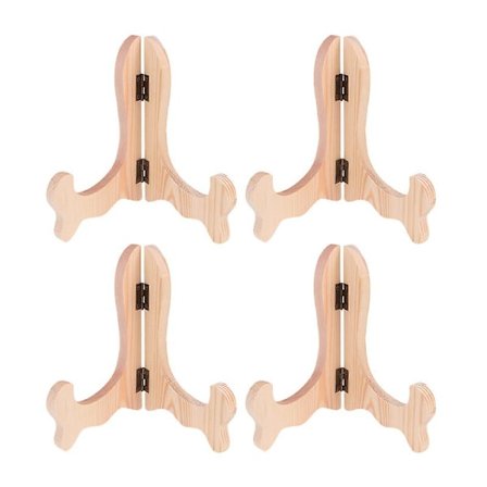 4 st Trädisplayställ för Tallrik