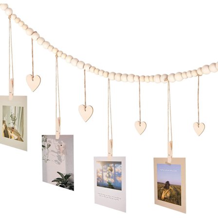 1 stk. Foto Henge Treperle Streng Veggdekor med Klips