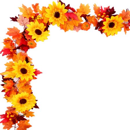 Höstkrans för ytterdörr Simulering Rött lönnlöv Rotting-Rankor Säsongsdekorationer för hemmafester