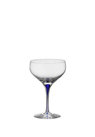 Orrefors Intermezzo Coupe Champagneglas 30Cl Blå