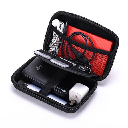 Eksternt harddisk-etui (15 * 10 * 4,5 cm), hård EVA-skal bærbar taske taske beskyttende etui