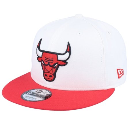 New Era - White snapback Gorra - Chicago Bulls Crown Team 9FIFTY White/Red Snapback @ Hatstore