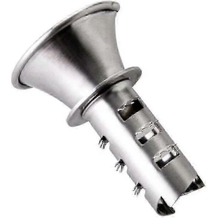 x Sitruspresse i rustfritt stål med tut for juice, manuell presse [YJD]