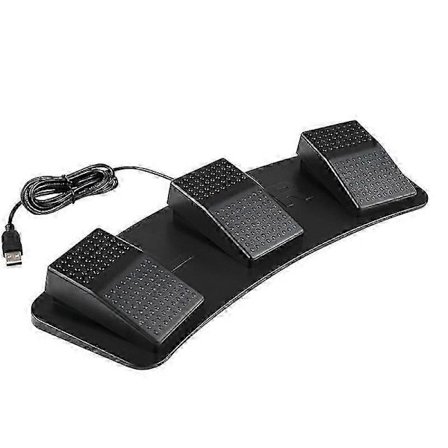/NN/USB Trippel Fodpedal Controller Tilpasseligt Tastatur Spil Multimedia Action Pedal til Computer