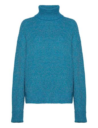 Jayla Jumper Tops Knitwear Turtleneck Blue French Connection