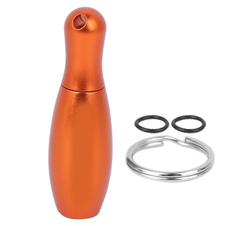 Mini Portabel Fickkniv i Aluminiumlegering Pappersskärare Verktyg Skära Papper Bowlingform Orange