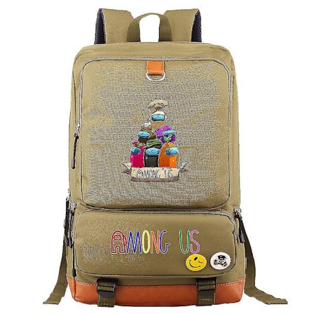 Among Us Ungdoms Student Skolväska Stor Kapacitet Ryggsäck 58 S(gul)