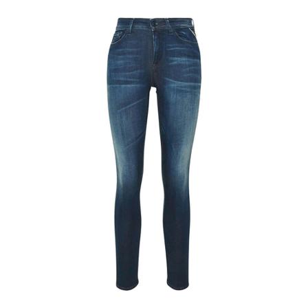 Replay Luzien skinny jeans blauw Whw689 661 HY2 009 , Blauw , Dames , Maat: W30 L30