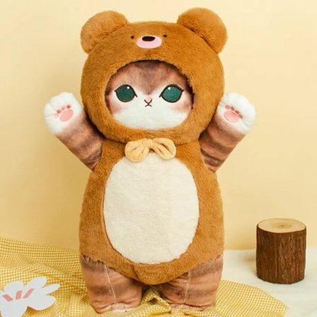 Mofusands kissa pehmo lelu sarjakuva eläin karhu lehmä dinosaurus pehmeä täytetty nukke tyyny tyyny