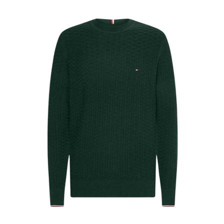 Tommy Hilfiger, Sweatshirts Zielony, Mężczyzna, Rozmiar: S