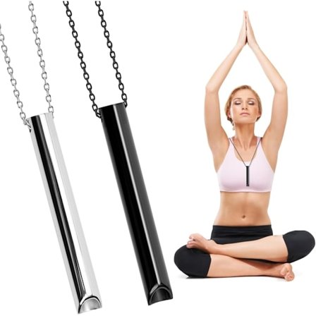 Angstdempende puste-smykker, stresslindrende mindfulness, angstdemping, angstgaver til kvinner og menn