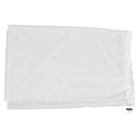 4.9x3.3ft Hageplante Dekke Snøring Gjenbrukbar Miljøvern Plantenettpose for Frukt Tre Hvit