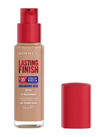 Rimmel Clean Lasting Finish Foundation 201 Classic Beige - 30 ml