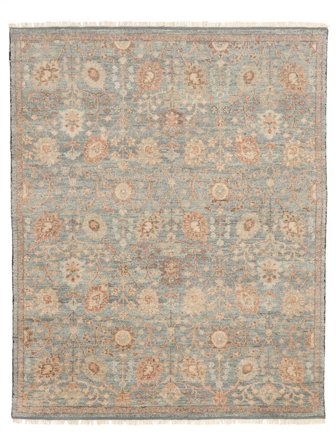 Tapis Usak Indo 247X306 Orange/Marron (Laine, Inde)
