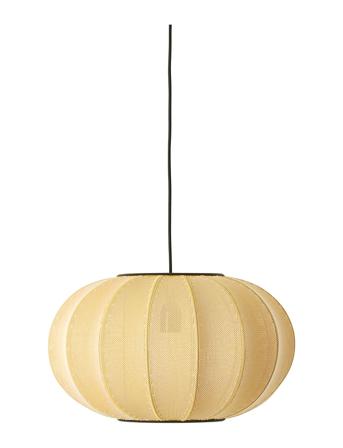 Knit-Wit 45 Oval Pendant Home Lighting Lamps Ceiling Lamps Pendant Lamps Gul Made By Hand
