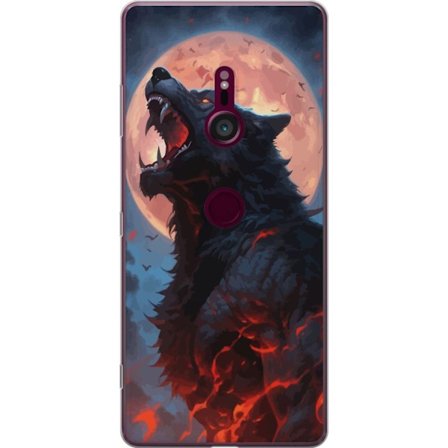 Mobilskal till Sony Xperia XZ3 med Ylande varg