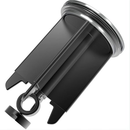 Premium 40mm krom servantplugg - for baderom - universell servantplugg for servant og bidet - høydejusterbar, rustfritt stål og anti-kalk - som passer