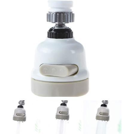 Bevægeligt køkkenhanehoved Vandspray 360 graders roterhane Indvendigt gevind Dysefilteradapter Vandbesparende boblestik