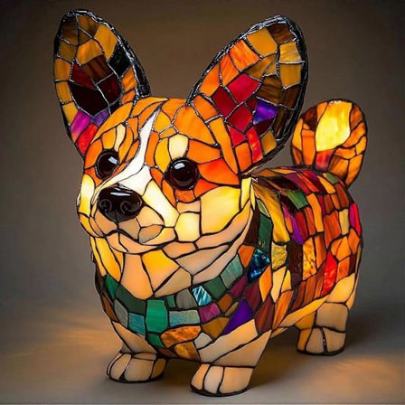 Corgi Lampe Gravhund Lampe, Fransk Bulldog Lys, Hunde Serie Kunst Natlampe, Sød Kæledyrshunde Tema LED Bordlampe med Varmt Omgivende Lys