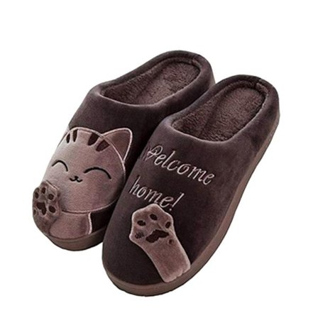 1 Par Tofflor i bomull BRUNT 40-41