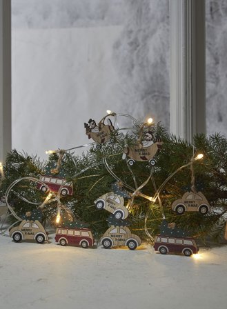 Lysslynge Billy 10-lys - batteri | lyslenke