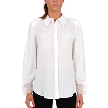 Elisabetta Franchi Shirt , Wit , Dames , Maat: L
