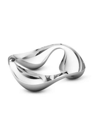 Georg Jensen COBRA skål, 3 fack Serveringstillbehör Unisex Silver 7,5 CM
